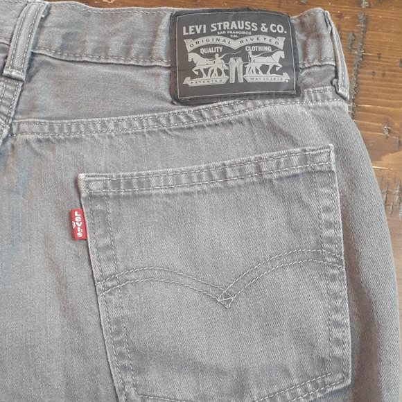 Levi's mens Gray Jeans size 34x30 - Picture 8 of 12